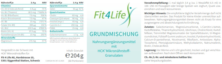 Fit 4 Life Grundmischung